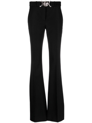 Silver medusa-plaque flared trousers, Versace Silver medusa-plaque flared trousers
Silver medusa-plaque flared trousers, Versace Silver medusa-plaque flared trousers
