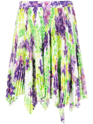 Logo Orchid-print pleated asymmetric skirt, Versace Logo Orchid-print pleated asymmetric skirt
Logo Orchid-print pleated asymmetric skirt, Versace Logo Orchid-print pleated asymmetric skirt