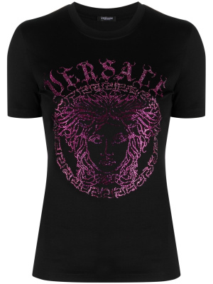 Crystal Medusa logo cotton T-shirt, Versace Crystal Medusa logo cotton T-shirt
Crystal Medusa logo cotton T-shirt, Versace Crystal Medusa logo cotton T-shirt