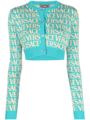 Allover logo-jacquard cropped cardigan, Versace Allover logo-jacquard cropped cardigan
Allover logo-jacquard cropped cardigan, Versace Allover logo-jacquard cropped cardigan