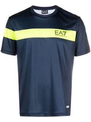 

Logo-print short-sleeve T-shirt, Ea7 Emporio Armani Logo-print short-sleeve T-shirt
