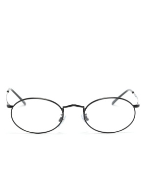 Oval-frame matte-effect glasses, Giorgio Armani Oval-frame matte-effect glasses
Oval-frame matte-effect glasses, Giorgio Armani Oval-frame matte-effect glasses