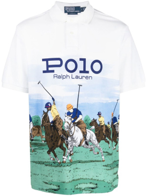 Graphic-print cotton polo shirt, Polo Ralph Lauren Graphic-print cotton polo shirt
Graphic-print cotton polo shirt, Polo Ralph Lauren Graphic-print cotton polo shirt