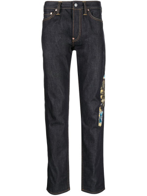 Komainu Daicock 3D-embroidered jeans, EVISU Komainu Daicock 3D-embroidered jeans
Komainu Daicock 3D-embroidered jeans, EVISU Komainu Daicock 3D-embroidered jeans
