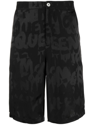 Graffiti logo-jacquard shorts, Alexander McQueen Graffiti logo-jacquard shorts
Graffiti logo-jacquard shorts, Alexander McQueen Graffiti logo-jacquard shorts