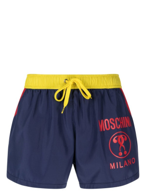 

Logo-print swim shorts, Moschino Logo-print swim shorts