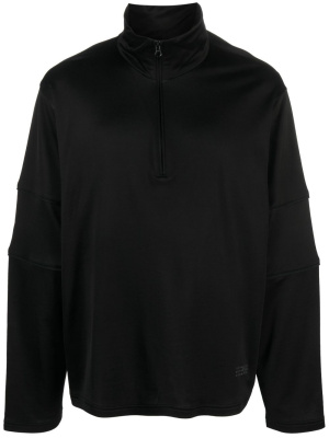 Numbers-motif half-zip T-shirt, MM6 Maison Margiela Numbers-motif half-zip T-shirt
Numbers-motif half-zip T-shirt, MM6 Maison Margiela Numbers-motif half-zip T-shirt