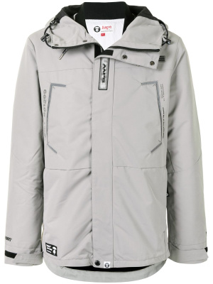 Logo print embellished parka coat, AAPE BY *A BATHING APE® Logo print embellished parka coat
Logo print embellished parka coat, AAPE BY *A BATHING APE® Logo print embellished parka coat