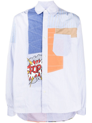 X Roy Lichtenstein mix-print cotton shirt, Junya Watanabe MAN X Roy Lichtenstein mix-print cotton shirt
X Roy Lichtenstein mix-print cotton shirt, Junya Watanabe MAN X Roy Lichtenstein mix-print cotton shirt