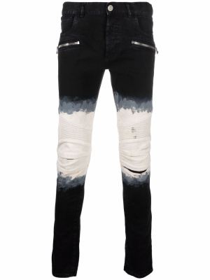 Tie dye ribbed-detailing skinny jeans, Balmain Tie dye ribbed-detailing skinny jeans
Tie dye ribbed-detailing skinny jeans, Balmain Tie dye ribbed-detailing skinny jeans