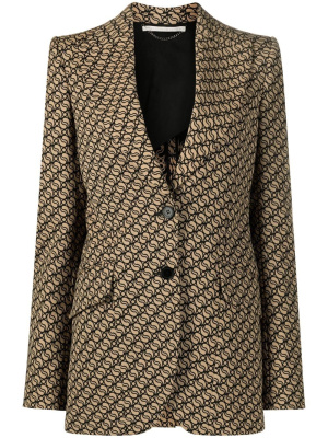 S-Wave jacquard single-breasted blazer, Stella McCartney S-Wave jacquard single-breasted blazer
S-Wave jacquard single-breasted blazer, Stella McCartney S-Wave jacquard single-breasted blazer