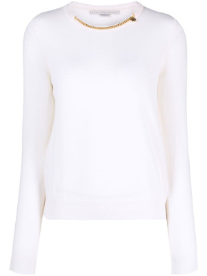 Chain-embellished wool jumper, Stella McCartney Chain-embellished wool jumper
Chain-embellished wool jumper, Stella McCartney Chain-embellished wool jumper
