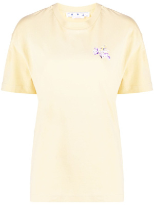 Floral logo-print short-sleeve T-shirt, Off-White Floral logo-print short-sleeve T-shirt
Floral logo-print short-sleeve T-shirt, Off-White Floral logo-print short-sleeve T-shirt