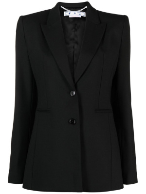 Tailored single-breasted blazer, Off-White Tailored single-breasted blazer
Tailored single-breasted blazer, Off-White Tailored single-breasted blazer