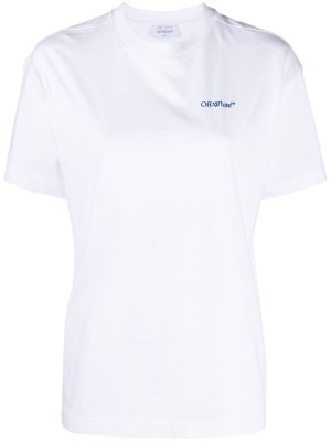 Diag-stripe embroidered cotton T-shirt, Off-White Diag-stripe embroidered cotton T-shirt
Diag-stripe embroidered cotton T-shirt, Off-White Diag-stripe embroidered cotton T-shirt