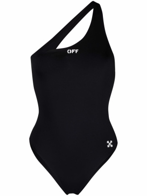 Arrow plaque one-shoulder swimsuit, Off-White Arrow plaque one-shoulder swimsuit
Arrow plaque one-shoulder swimsuit, Off-White Arrow plaque one-shoulder swimsuit