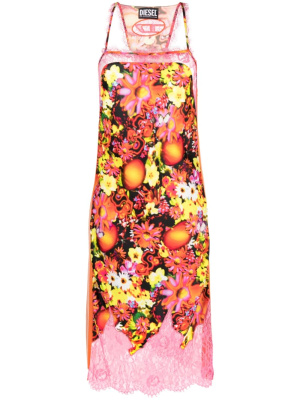 D-Mudiwa floral-print lace-panelling dress, Diesel D-Mudiwa floral-print lace-panelling dress
D-Mudiwa floral-print lace-panelling dress, Diesel D-Mudiwa floral-print lace-panelling dress