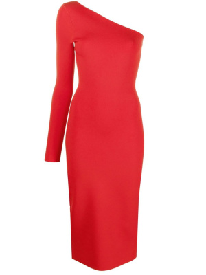 Ribbed-detail one-shoulder dress, Victoria Beckham Ribbed-detail one-shoulder dress
Ribbed-detail one-shoulder dress, Victoria Beckham Ribbed-detail one-shoulder dress