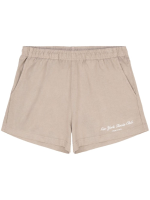 Logo-print elasticated-waistband shorts, Sporty & Rich Logo-print elasticated-waistband shorts
Logo-print elasticated-waistband shorts, Sporty & Rich Logo-print elasticated-waistband shorts