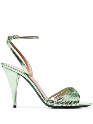 Tina metallic-effect leather sandals, Saint Laurent Tina metallic-effect leather sandals
Tina metallic-effect leather sandals, Saint Laurent Tina metallic-effect leather sandals
