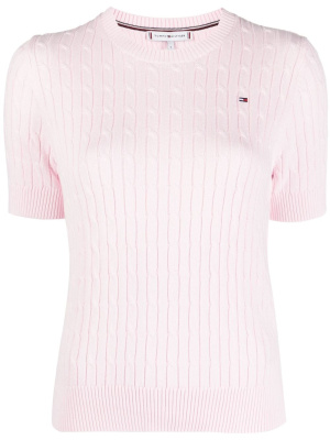 Embroidered-logo short-sleeves jumper, Tommy Hilfiger Embroidered-logo short-sleeves jumper
Embroidered-logo short-sleeves jumper, Tommy Hilfiger Embroidered-logo short-sleeves jumper