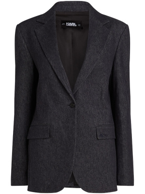 X Amber Valletta Denim Look blazer, Karl Lagerfeld X Amber Valletta Denim Look blazer
X Amber Valletta Denim Look blazer, Karl Lagerfeld X Amber Valletta Denim Look blazer