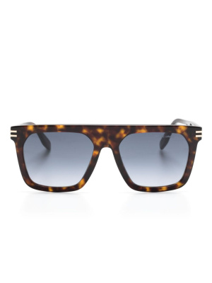 

Tortoiseshell rectangle-frame sunglasses, Marc Jacobs Eyewear Tortoiseshell rectangle-frame sunglasses