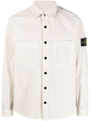 Compass-badge corduroy overshirt, Stone Island Compass-badge corduroy overshirt
Compass-badge corduroy overshirt, Stone Island Compass-badge corduroy overshirt