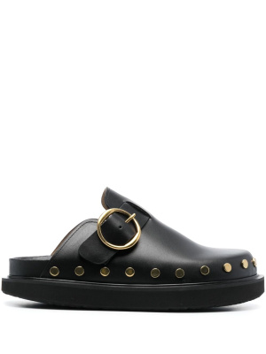 Stud-detailing flat leather mules, ISABEL MARANT Stud-detailing flat leather mules
Stud-detailing flat leather mules, ISABEL MARANT Stud-detailing flat leather mules