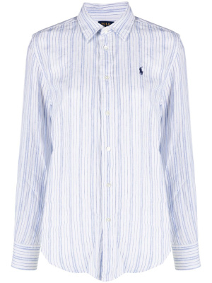 Logo-embroidered striped shirt, Polo Ralph Lauren Logo-embroidered striped shirt
Logo-embroidered striped shirt, Polo Ralph Lauren Logo-embroidered striped shirt