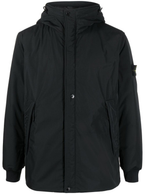 Compass-patch padded hooded jacket, Stone Island Compass-patch padded hooded jacket
Compass-patch padded hooded jacket, Stone Island Compass-patch padded hooded jacket