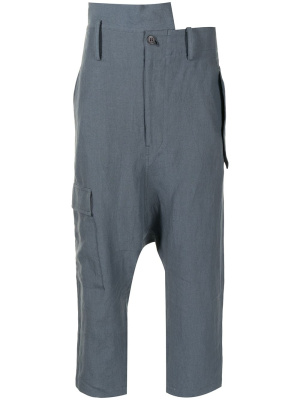 Dropped-crotch cropped trousers, Yohji Yamamoto Dropped-crotch cropped trousers
Dropped-crotch cropped trousers, Yohji Yamamoto Dropped-crotch cropped trousers