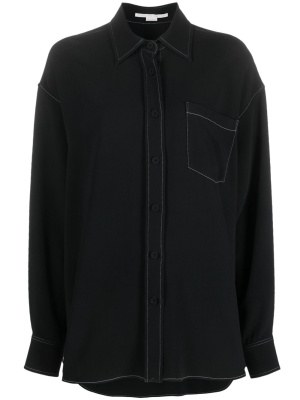 Contrast-stitching long-sleeve shirt, Stella McCartney Contrast-stitching long-sleeve shirt
Contrast-stitching long-sleeve shirt, Stella McCartney Contrast-stitching long-sleeve shirt