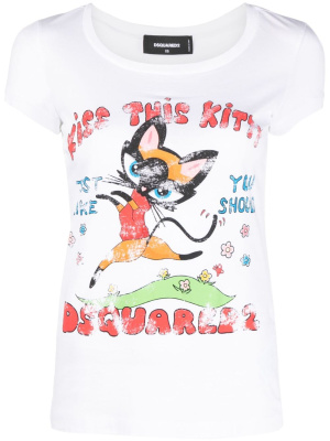 Illustration-print short-sleeve T-shirt, Dsquared2 Illustration-print short-sleeve T-shirt
Illustration-print short-sleeve T-shirt, Dsquared2 Illustration-print short-sleeve T-shirt