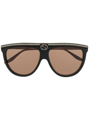 Rhinestone pilot-frame sunglasses, Gucci Eyewear Rhinestone pilot-frame sunglasses
Rhinestone pilot-frame sunglasses, Gucci Eyewear Rhinestone pilot-frame sunglasses