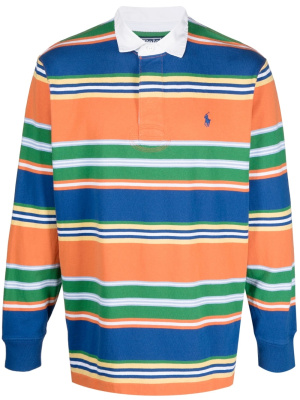 Logo-detail striped polo shirt, Polo Ralph Lauren Logo-detail striped polo shirt
Logo-detail striped polo shirt, Polo Ralph Lauren Logo-detail striped polo shirt