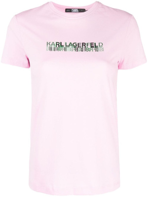 Logo-print organic-cotton T-shirt, Karl Lagerfeld Logo-print organic-cotton T-shirt
Logo-print organic-cotton T-shirt, Karl Lagerfeld Logo-print organic-cotton T-shirt