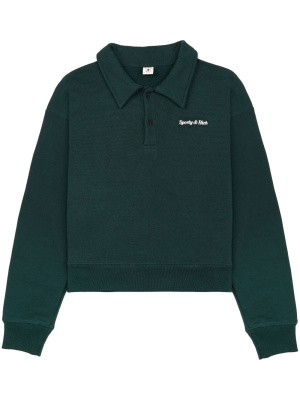 Embroidered-logo long-sleeve polo shirt, Sporty & Rich Embroidered-logo long-sleeve polo shirt
Embroidered-logo long-sleeve polo shirt, Sporty & Rich Embroidered-logo long-sleeve polo shirt