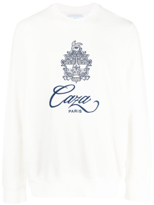 Logo-print long-sleeve sweatshirt, Casablanca Logo-print long-sleeve sweatshirt
Logo-print long-sleeve sweatshirt, Casablanca Logo-print long-sleeve sweatshirt