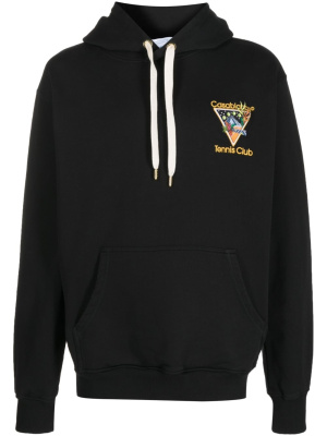 Tennis Club logo-embroidered hoodie, Casablanca Tennis Club logo-embroidered hoodie
Tennis Club logo-embroidered hoodie, Casablanca Tennis Club logo-embroidered hoodie