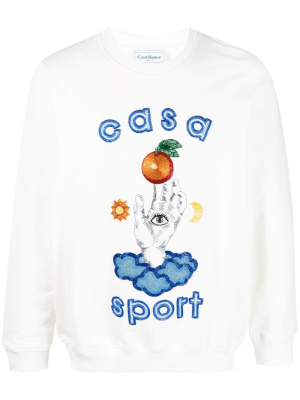 Casa Talisman crew neck sweatshirt, Casablanca Casa Talisman crew neck sweatshirt
Casa Talisman crew neck sweatshirt, Casablanca Casa Talisman crew neck sweatshirt