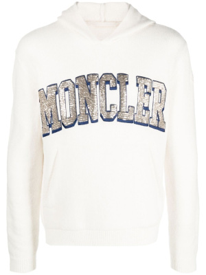

Sequin-logo hoodie, Moncler Sequin-logo hoodie