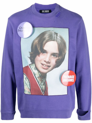 Graphic-print round neck sweatshirt, Raf Simons Graphic-print round neck sweatshirt
Graphic-print round neck sweatshirt, Raf Simons Graphic-print round neck sweatshirt