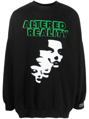 Altered Reality print crew neck sweatshirt, Raf Simons Altered Reality print crew neck sweatshirt
Altered Reality print crew neck sweatshirt, Raf Simons Altered Reality print crew neck sweatshirt
