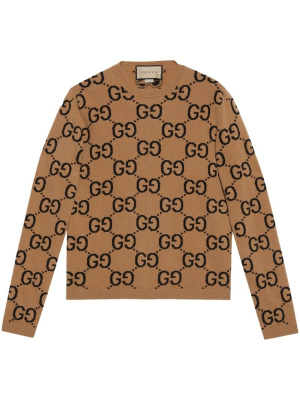 

GG-monogram wool jumper, Gucci GG-monogram wool jumper