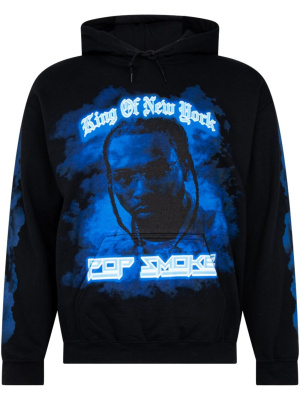 

King of New York graphic-print hoodie, POP SMOKE King of New York graphic-print hoodie