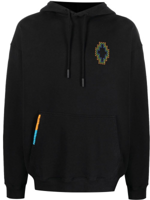 Cross-embroidered drawstring hood, Marcelo Burlon County of Milan Cross-embroidered drawstring hood
Cross-embroidered drawstring hood, Marcelo Burlon County of Milan Cross-embroidered drawstring hood