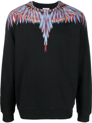 Wings-print crew neck sweatshirt, Marcelo Burlon County of Milan Wings-print crew neck sweatshirt
Wings-print crew neck sweatshirt, Marcelo Burlon County of Milan Wings-print crew neck sweatshirt