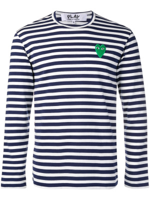 Heart patch striped sweatshirt, Comme Des Garçons Play Heart patch striped sweatshirt
Heart patch striped sweatshirt, Comme Des Garçons Play Heart patch striped sweatshirt