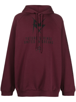 Logo-print drawstring hoodie, Raf Simons X Fred Perry Logo-print drawstring hoodie
Logo-print drawstring hoodie, Raf Simons X Fred Perry Logo-print drawstring hoodie